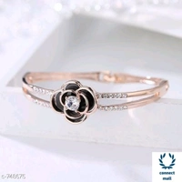 Fancy Standard Copper Bracelets - Free Size, Copper, Charm Bracellet, 2 Pieces of 1pack